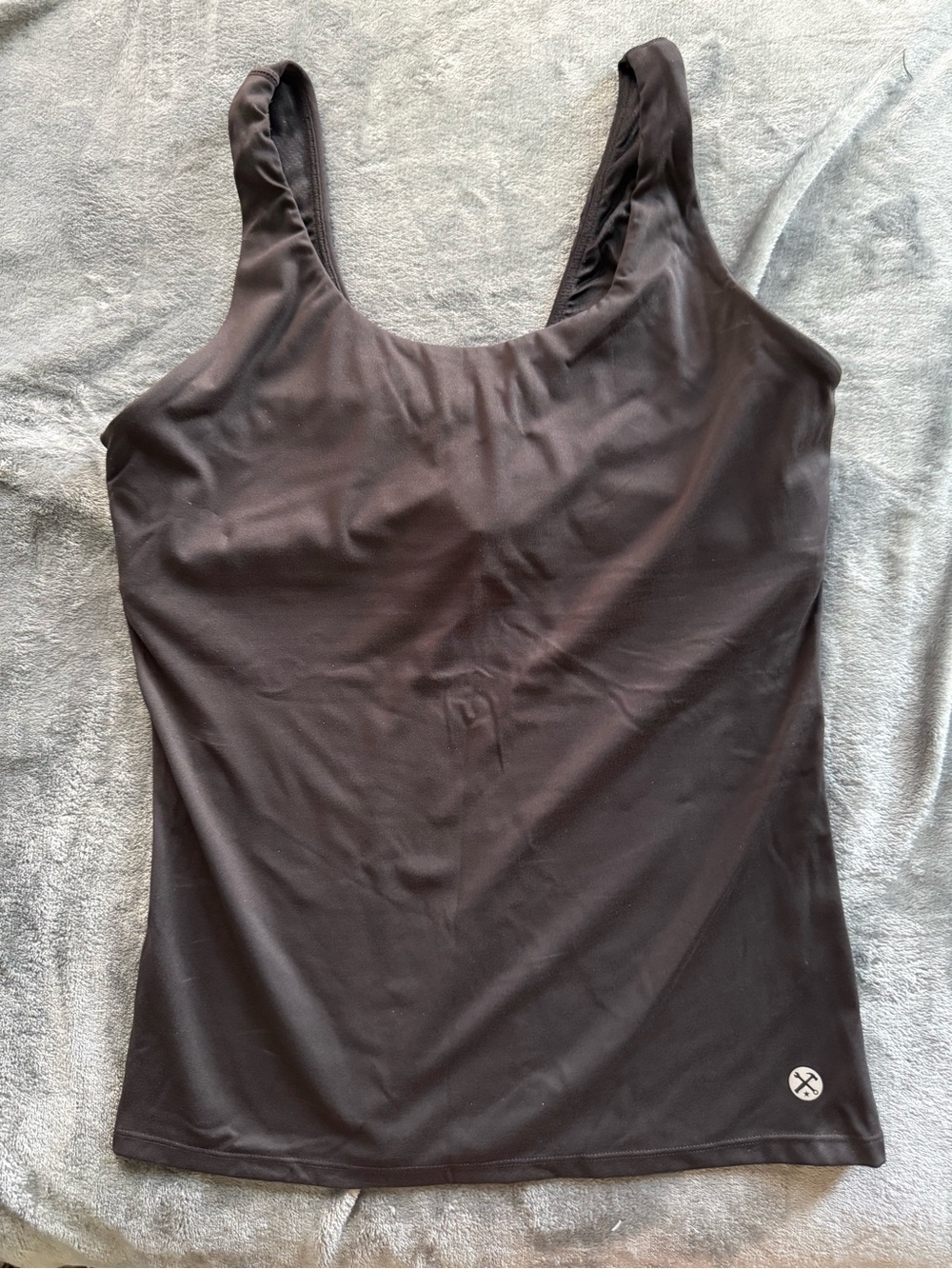 Dixxon Black Women's Scoop Neck Performance Tank Top